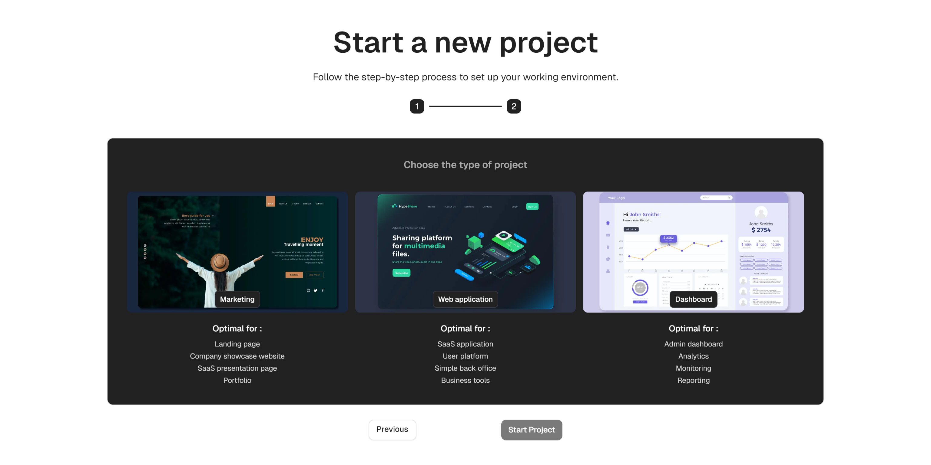 Initialize a project